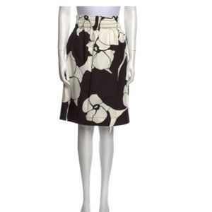 Marc Jacobs Floral Print Knee Length Skirt